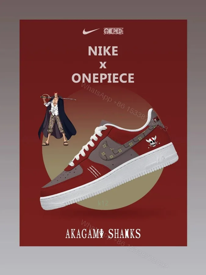View 1 of Akagami Shanks Custom Air Force 1