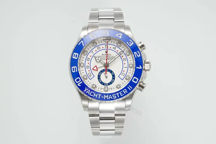 View 1 of Rolex Yacht-Master II Blue Bezel White Dial Edition 44mm 116680-0002