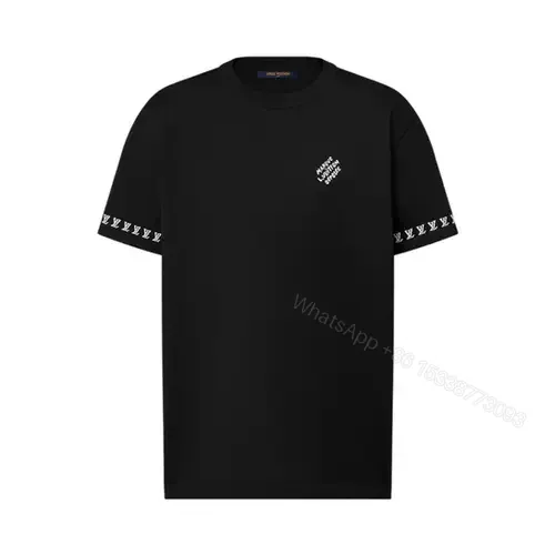 View 1 of Lv Short-Sleeved Cotton Crewneck