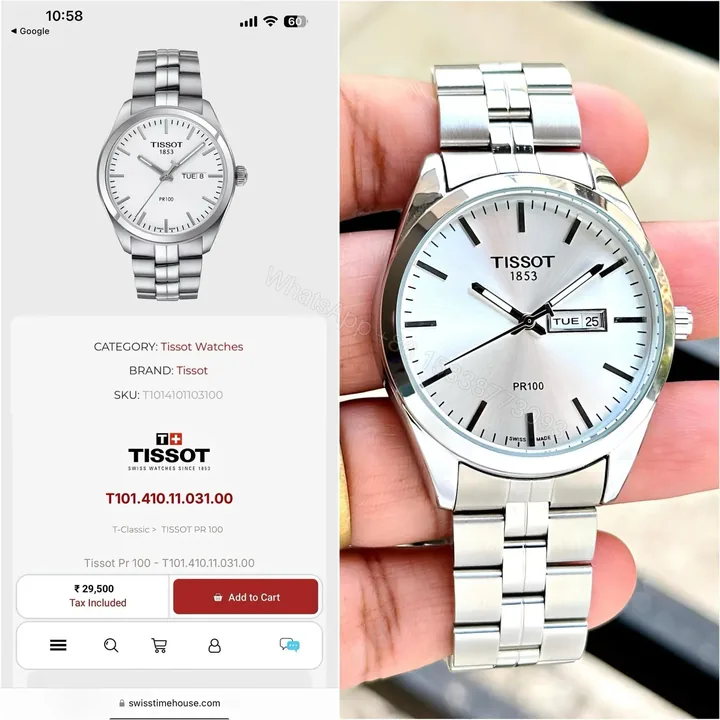View 1 of Tissot Premium PR100 Day & Date