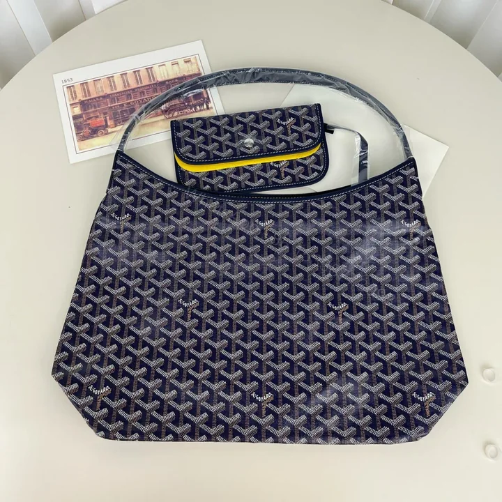 View 1 of 高仿Goyard*Hobo系列BOHEMEB單肩子母手袋深藍免檢版