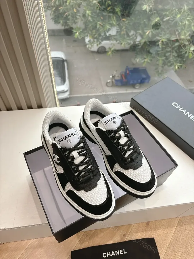 View 1 of Monochrome Knit Sneakers: Luxe Comfort, Bold Contrast
