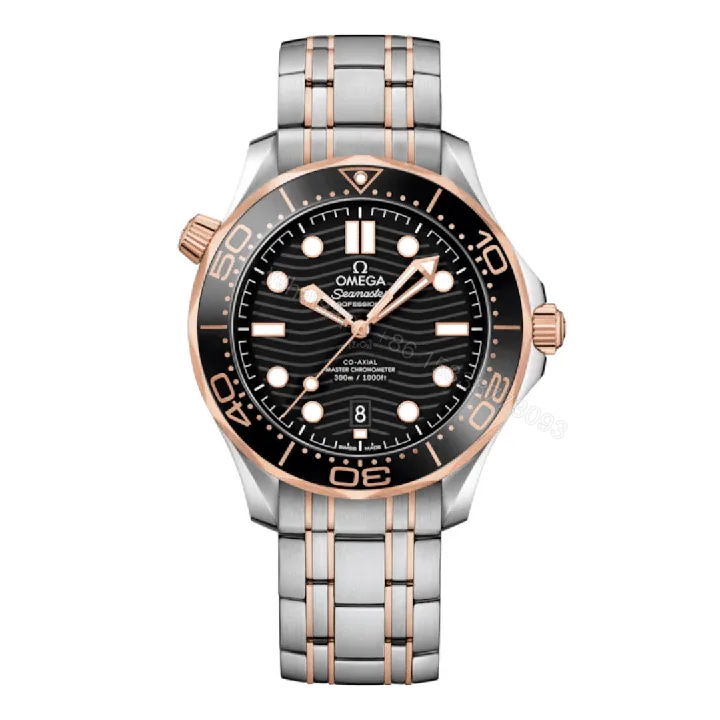 View 1 of Omega Seamaster Rose Gold Replica