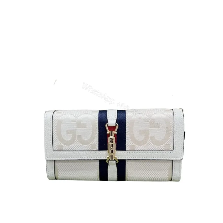 View 1 of Gucci Jackie 1961 Chain Wallet Beige And Ebony GG 19CM 652681 HUHHG 8565