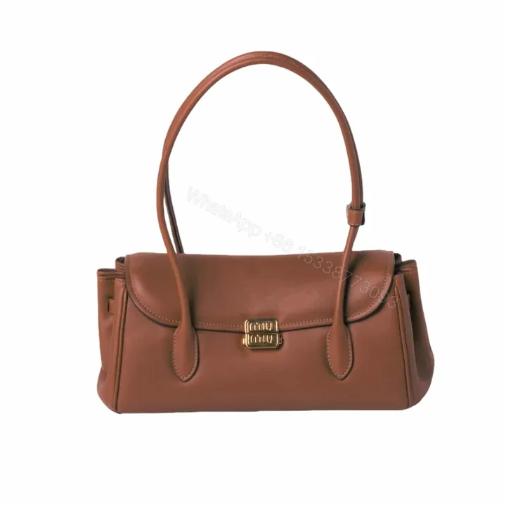 View 1 of MIUMIU SHOULDER BAG BROWN 28CM