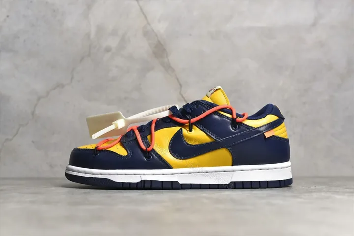 View 1 of Off White X Dunk Low “University Gold” Reps