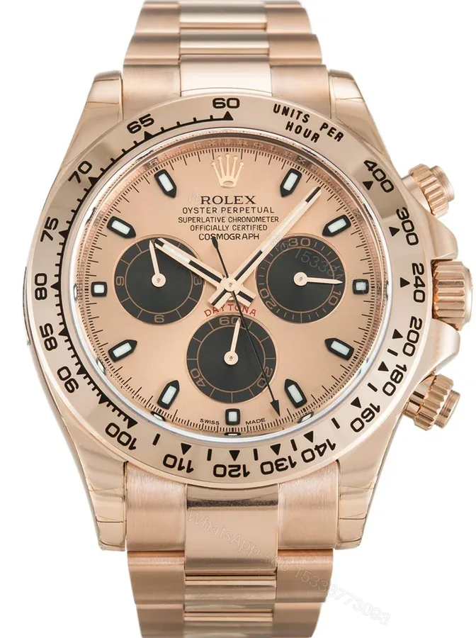 View 1 of Replica Rolex Daytona Rose Dial 116505