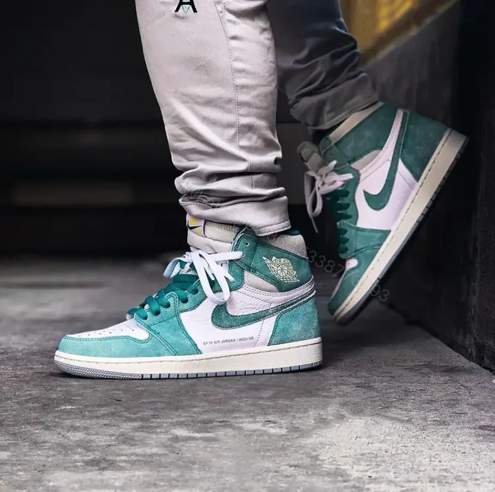 View 1 of Air Jordan 1 Retro High OG turbo green in dubai