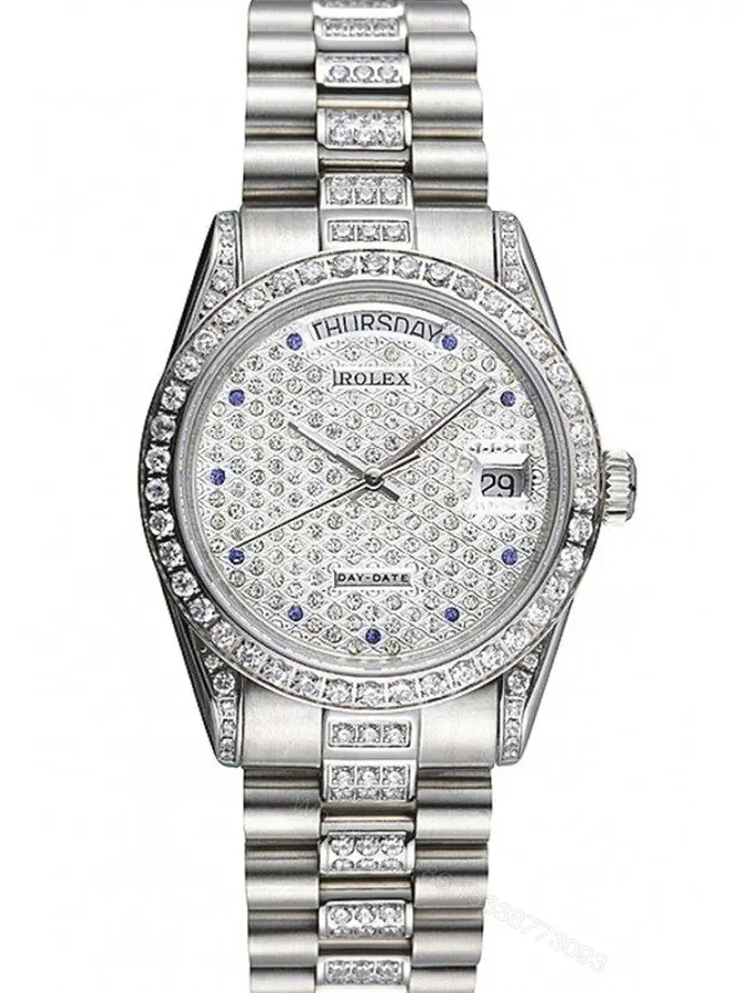 View 1 of Superclone Rolex Day-Date Diamond Dial 621612 37 mm