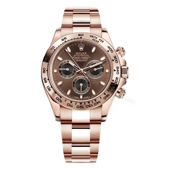 View 1 of Rolex Daytona Rose Gold Brown Dial Replica