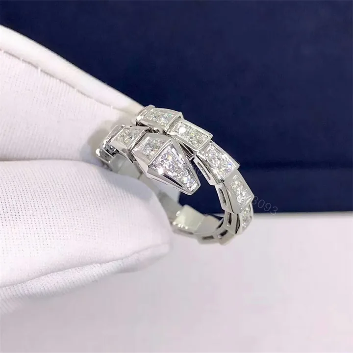 View 1 of Bvlgari Serpenti 18kt White Gold Ring