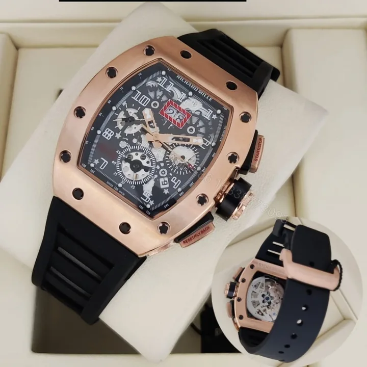View 1 of Richard Mille RM 011 Felipe Massa Rose Gold Titanium
