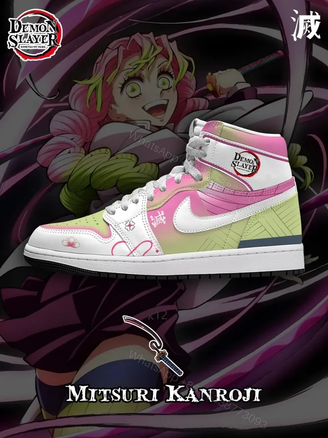 View 1 of Mitsuri Kanroji V.1 Custom High Jordan 1