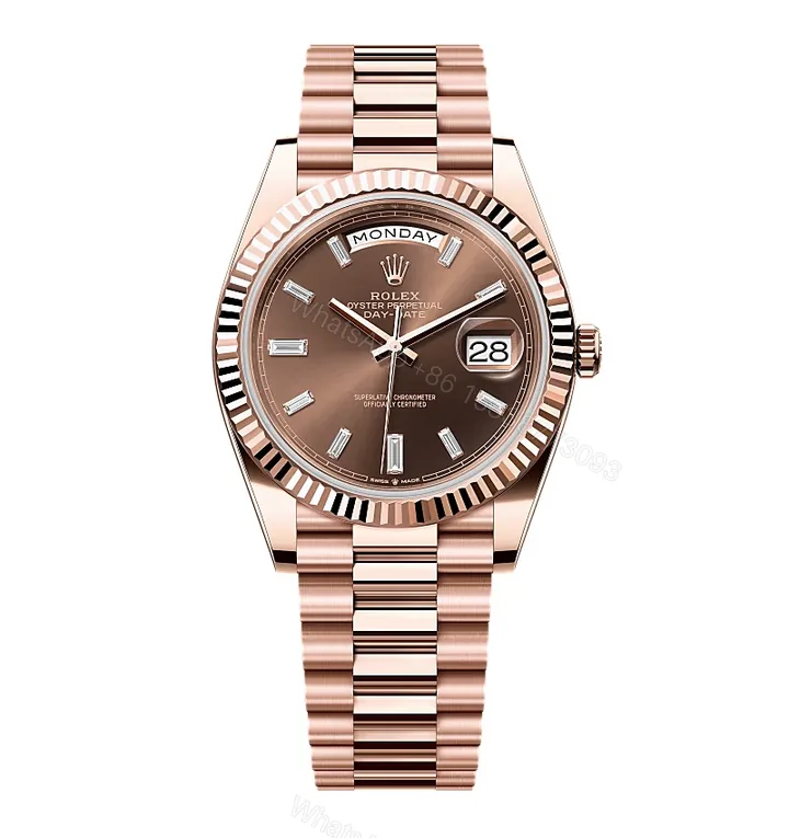 View 1 of Superclone Rolex Day-Date Chocolate Diamond Dial 228235-0003 40 mm