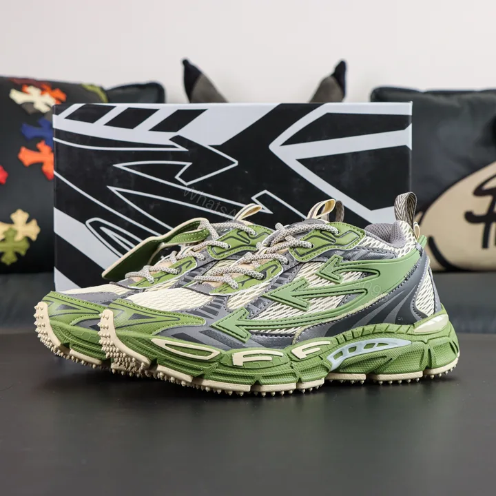 View 1 of Off White Be Right Back Olive Grey Reps