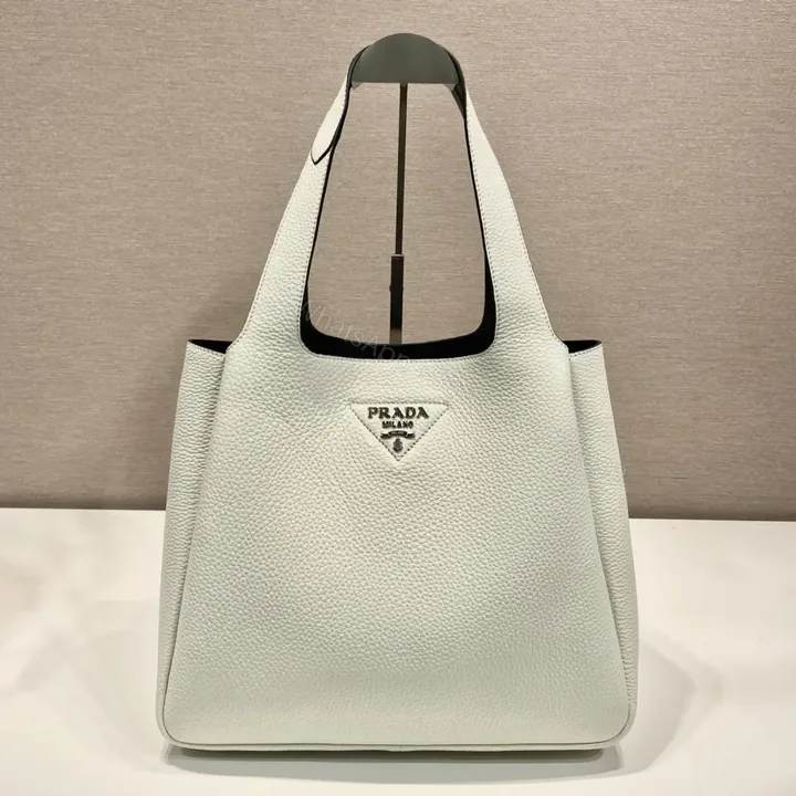 View 1 of 高仿Prada*Tote系列菜籃子1BG338大號白色免檢版