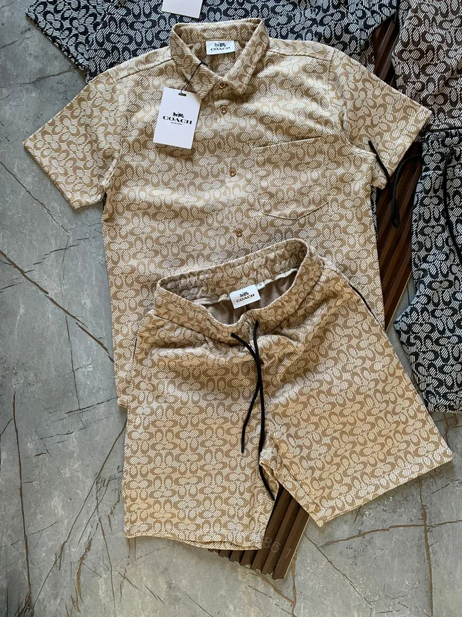 View 1 of FIRST COPY COACH IMPORTED COTTON SUMMER CORD SETS