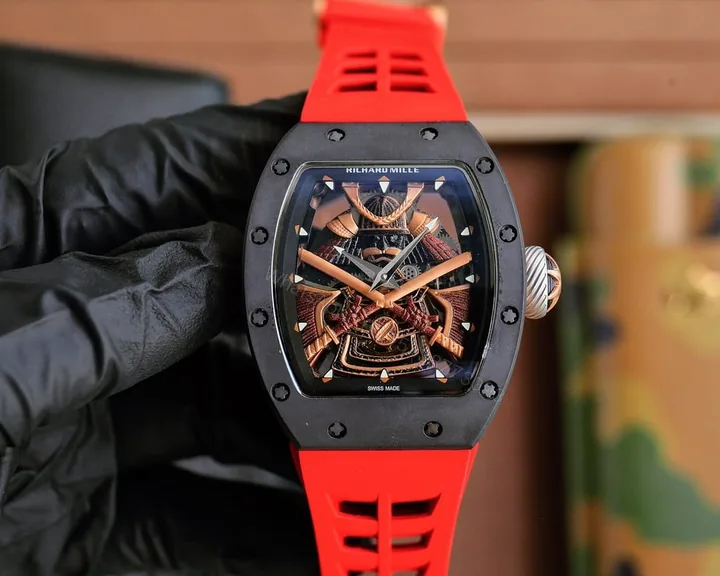 View 1 of Richard Mille RM47 Samurai Red Super Clone