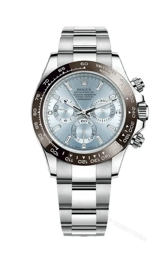 View 1 of Rolex Cosmograph Daytona Platinum 50th Anniversary Ice Blue