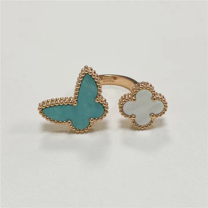 View 1 of Van Cleef Lucky Alhambra Ring Rose Gold
