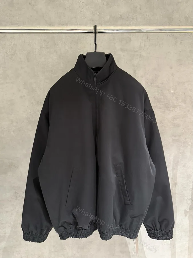 View 1 of Balenciaga原單男士外套 黑色立領極簡輪廓設計