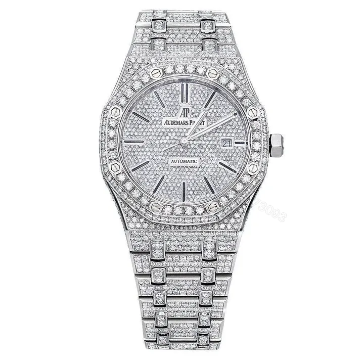 View 1 of Replica AP Royal Oak Full Diamond