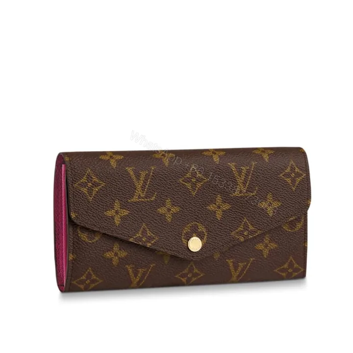 View 1 of Louis Vuitton Sarah Wallet Fuchsia Pink 19Cm M62234