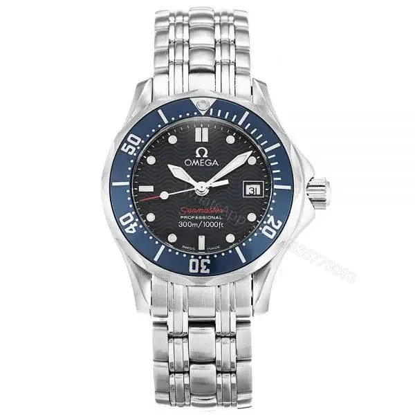 View 1 of Replica Omega Seamaster Ladies Blue Dial