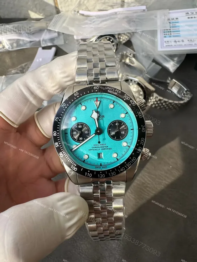 View 1 of Tudor Super Clone Black Bay M79360N-0024 Tiffany Blue Dial