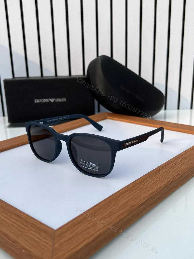 View 1 of Emporio Armani Sunglasses Black-Grey