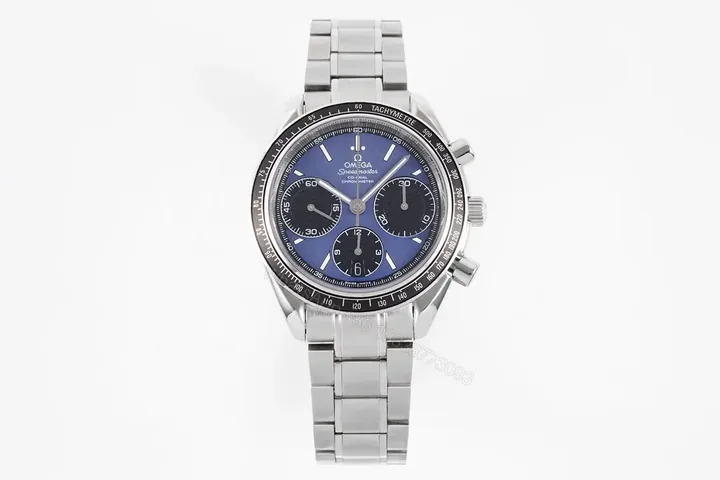 View 1 of Omega Speedmaster 326.32.40.50.06.001 Multifunction Chronograph Watch Blue Dial Stainless Steel