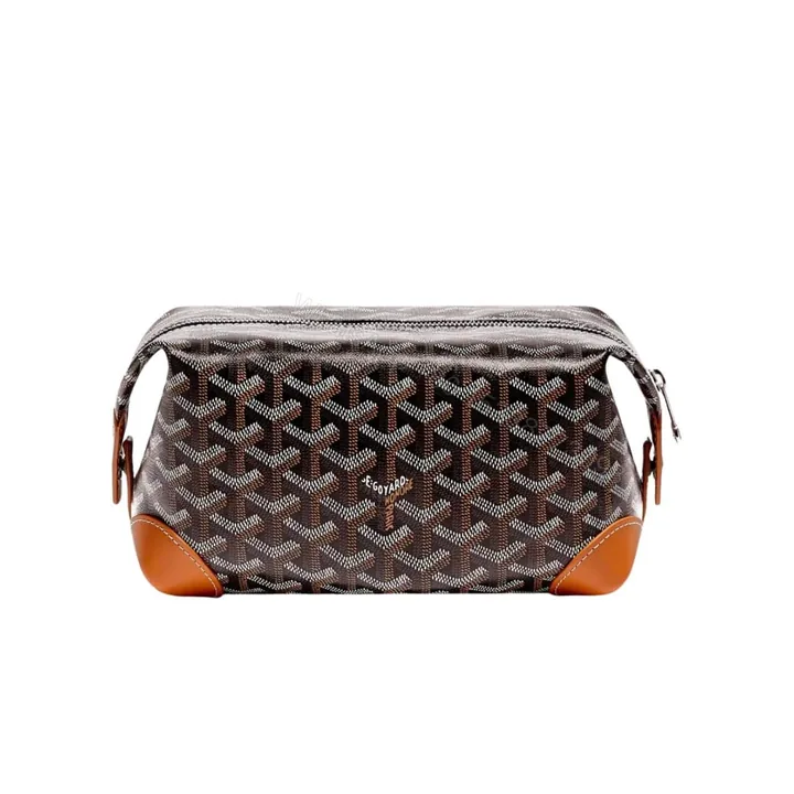 View 1 of GOYARD BOWLING 25 TOILETRY BAG BLACK TAN 23CM BOWLIN025TY01CL03P
