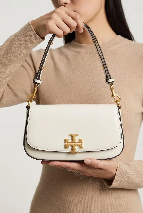 View 1 of Tory Burch Britten Convertible Crossbody Bag In Leather First Copy | AAA+ Replica