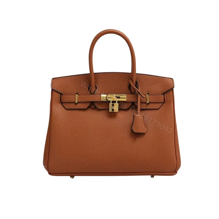 View 1 of Hermes Birkin 25 Handbag Gold Brown 25Cm