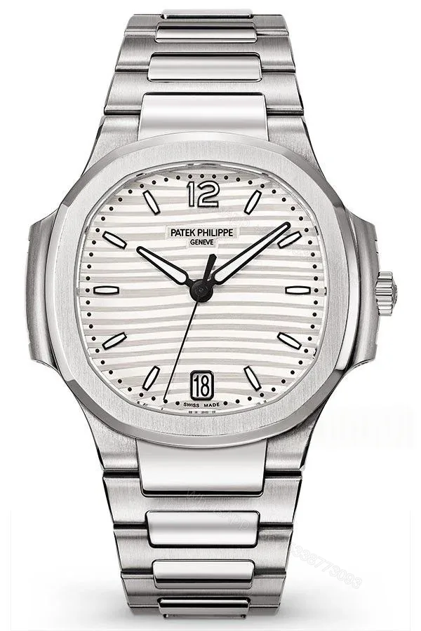 View 1 of Patek Philippe Super Clone Nautilus 7118/1A-010 White Dial 35.2mm