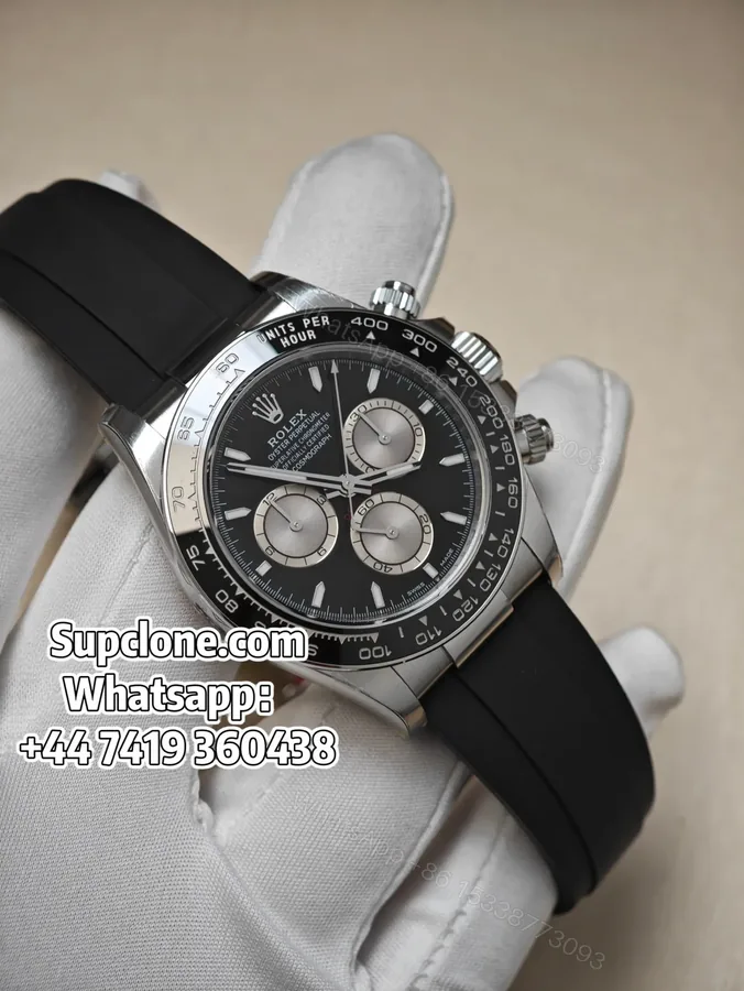 View 1 of Rolex Super Clone Daytona M126519LN-0002 Black Dial 4131 Movement