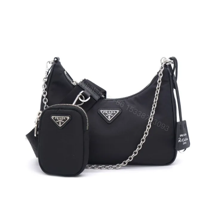 View 1 of Prada Re Edition 2005 Re Nylon Bag Black 26Cm