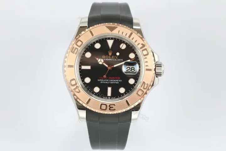 View 1 of BT Factory Clean Factory Rolex Yacht-Master 40 Black Rose Gold