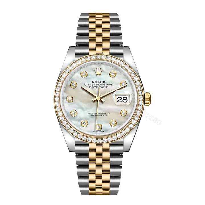 View 1 of Rolex Datejust Mother Of Pearl 116243 Jubilee Replica
