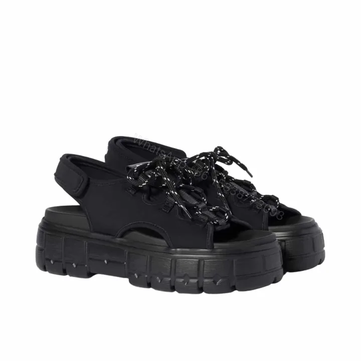 View 1 of MIUMIU CHUNKY NEOPRENE SANDALS BLACK 5X418E 30K F0002 F 050