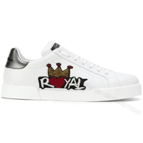 View 1 of DOLCE & GABBANA ROYAL PATCH SNEAKERS – DG4