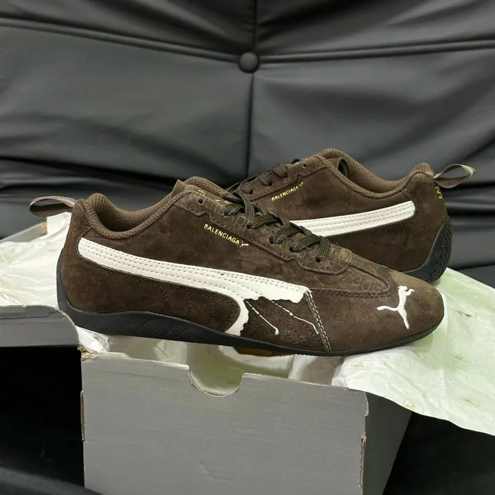 View 1 of First Copy Balenciaga AA X Puma Speed Cat HAUTE COFFE