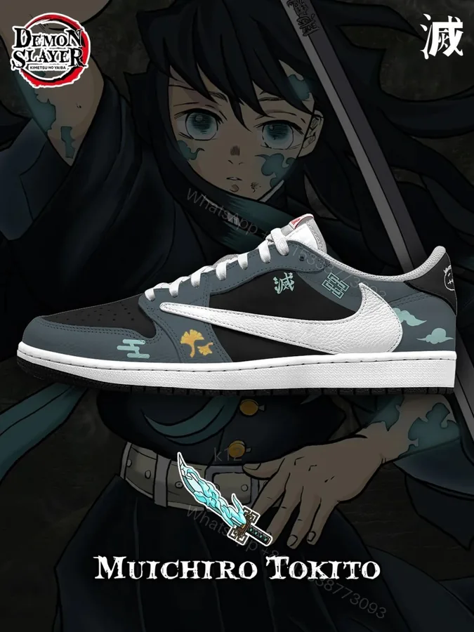 View 1 of Muichiro Tokito V.1 Custom TS Low Jordan 1