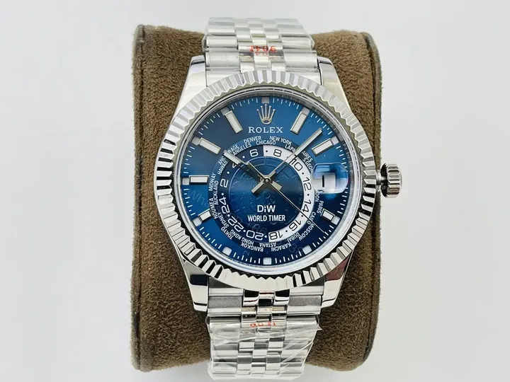 View 1 of Rolex Sky-Dweller DiW Blue Dial Jubilee Bracelet 42mm RLX-SD-DIW-BLJ42-ED