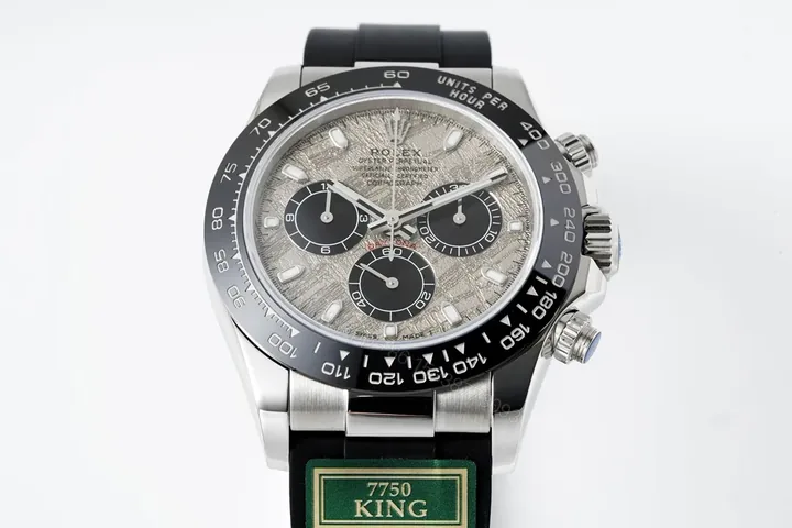 View 1 of TW Factory Clean Factory KING Daytona Watch – Silver, Chronograph