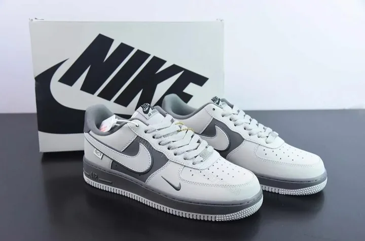 View 1 of FIRST COPY Nike Airforce 1 Low Grey/Mattalic For Men