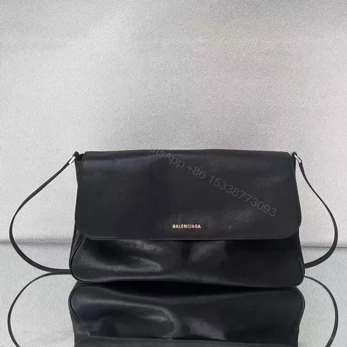 View 1 of Minimalist Pleat Flap Crossbody — Sleek Everyday Luxury Bag