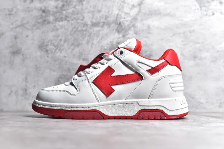 View 1 of OFF-WHITE Out Of Office White Red