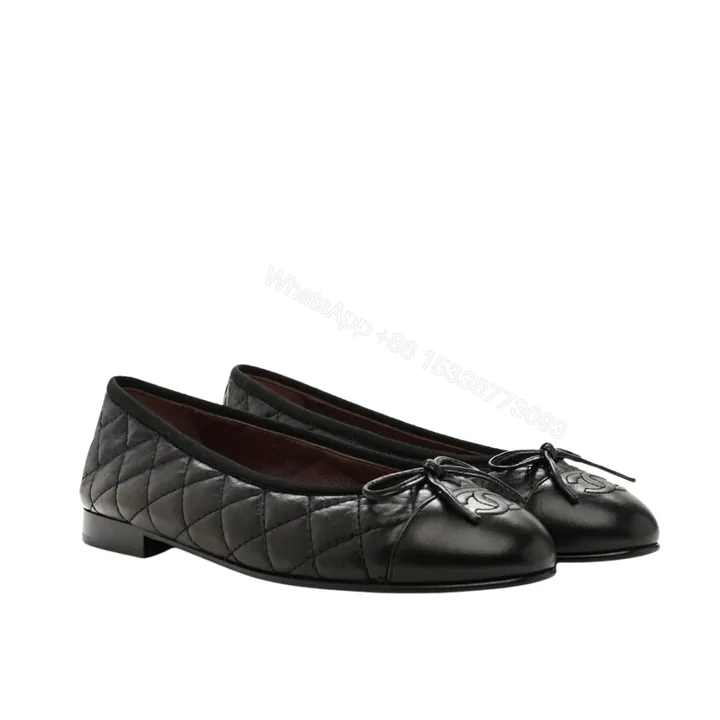 View 1 of Chanel Ballerina Flats Black G26250 X01725 94305