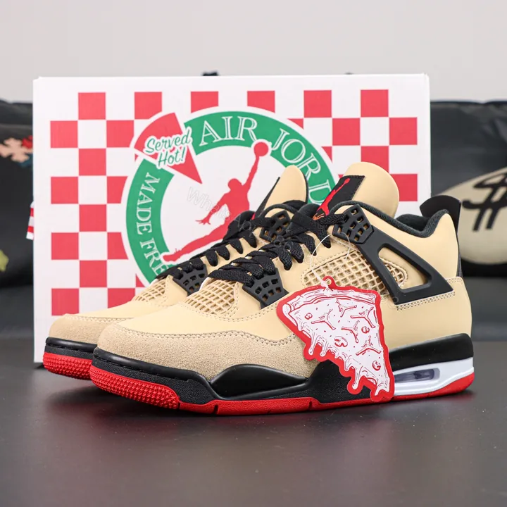 View 1 of Air Jordan 4 Pizza Reps